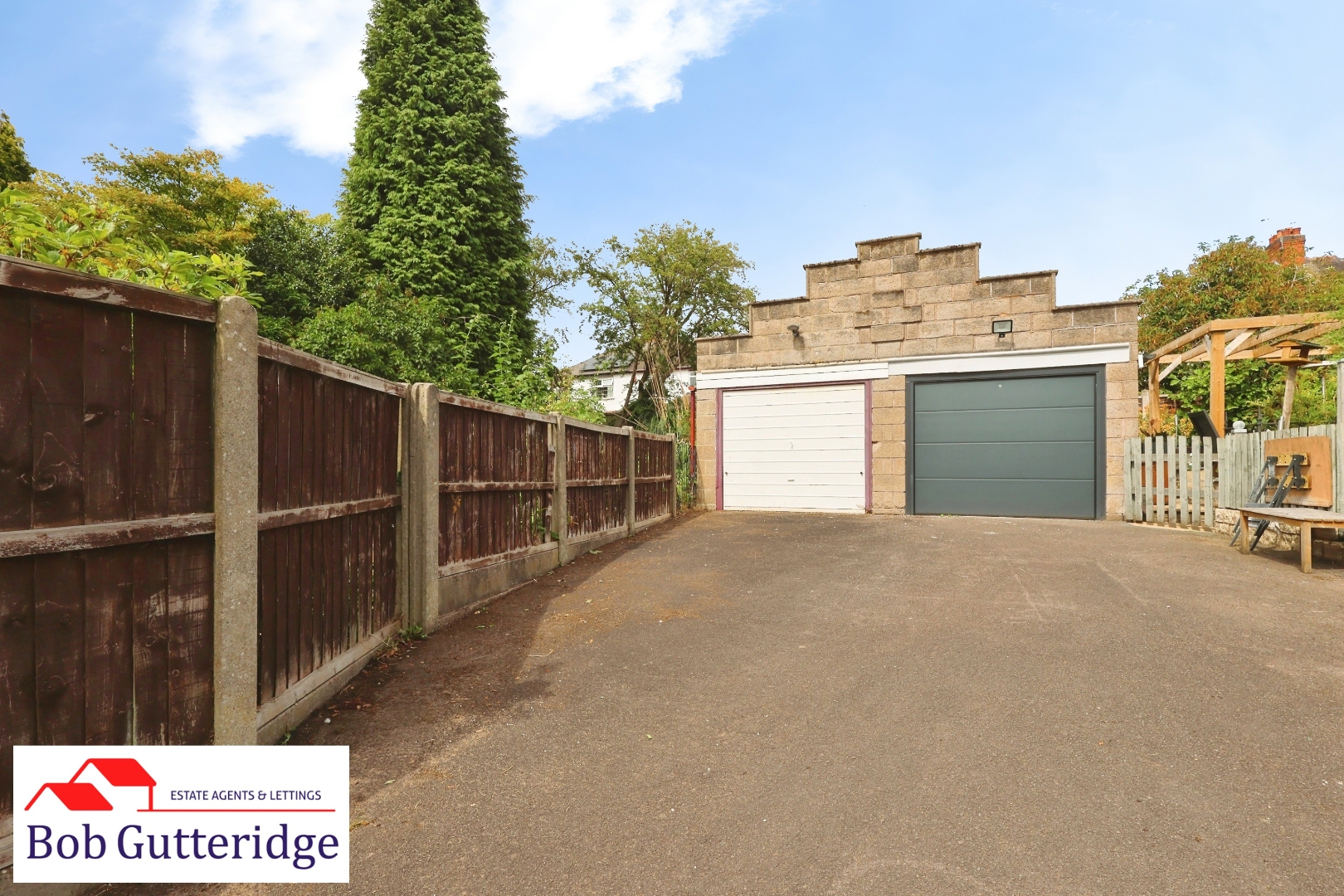 CONCRETE BLOCK GARAGE
